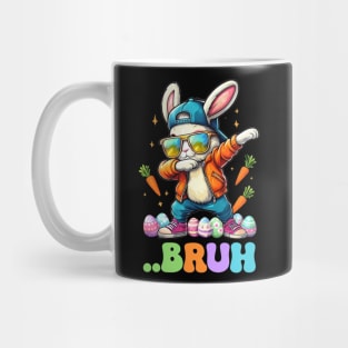 Bruh Dab Bunny Easter Funny Kids Toddler Boys Mens Easter Mug